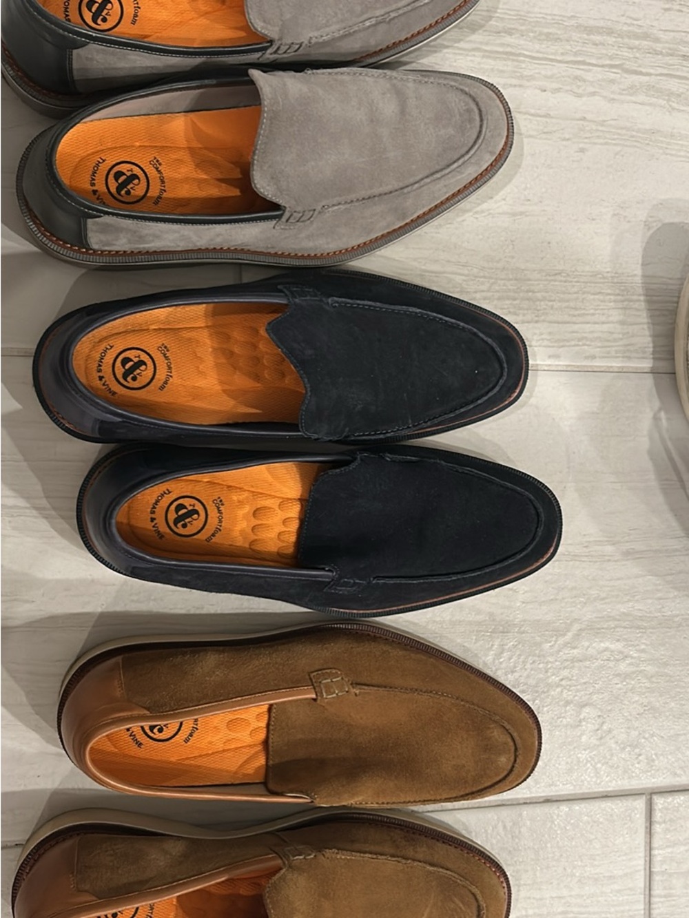 Thomas & Vine Men's Slip-On Suede Loafers